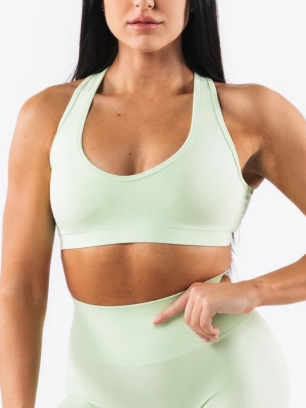 Alphalete Amplify Contour Bra Citrus Frost
